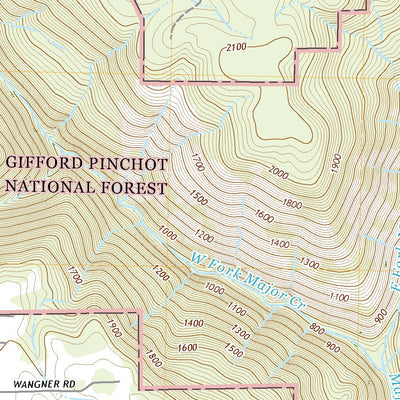 United States Geological Survey Husum, WA (2020, 24000-Scale) digital map