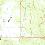 United States Geological Survey Hutch Mountain, AZ (1965, 24000-Scale) digital map