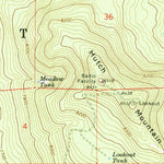 United States Geological Survey Hutch Mountain, AZ (1965, 24000-Scale) digital map