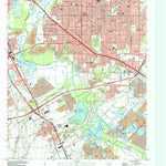 United States Geological Survey Hutchins, TX (1995, 24000-Scale) digital map