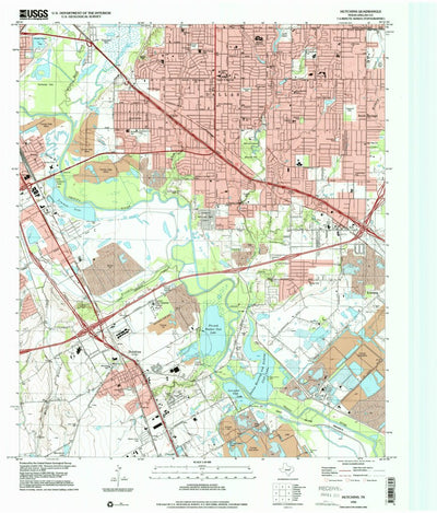 United States Geological Survey Hutchins, TX (1995, 24000-Scale) digital map