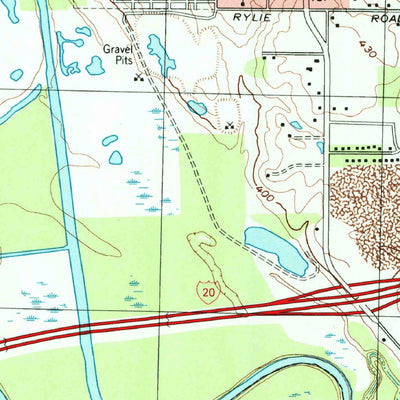 United States Geological Survey Hutchins, TX (1995, 24000-Scale) digital map