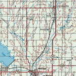 United States Geological Survey Hutchinson, KS (1955, 250000-Scale) digital map