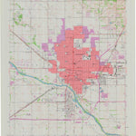 United States Geological Survey Hutchinson, KS (1960, 24000-Scale) digital map