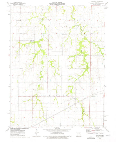 United States Geological Survey Hutchison, MO (1973, 24000-Scale) digital map