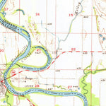 United States Geological Survey Hutsonville, IL-IN (1957, 62500-Scale) digital map