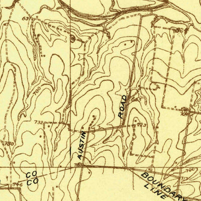 United States Geological Survey Hutto, TX (1925, 48000-Scale) digital map