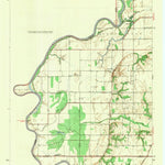 United States Geological Survey Hutton, IN-IL (1942, 24000-Scale) digital map