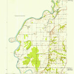 United States Geological Survey Hutton, IN-IL (1952, 24000-Scale) digital map