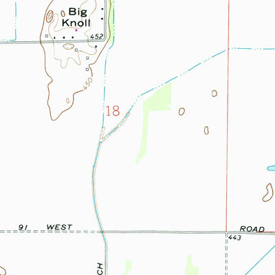 United States Geological Survey Hutton, IN-IL (1964, 24000-Scale) digital map