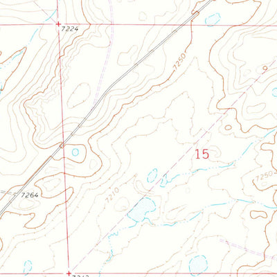 United States Geological Survey Hutton Lake, WY (1963, 24000-Scale) digital map