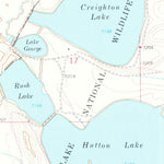 United States Geological Survey Hutton Lake, WY (1963, 24000-Scale) digital map