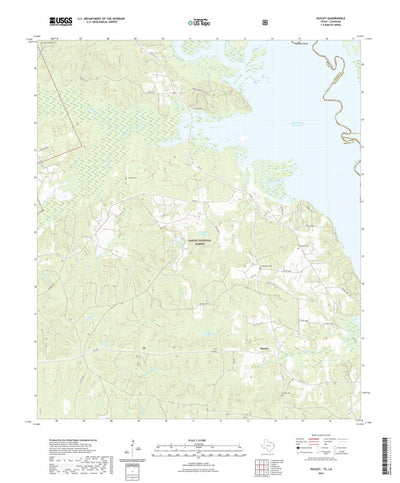 United States Geological Survey Huxley, TX (2022, 24000-Scale) digital map