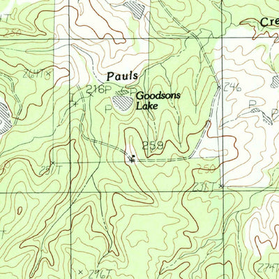 United States Geological Survey Huxley, TX-LA (1984, 24000-Scale) digital map