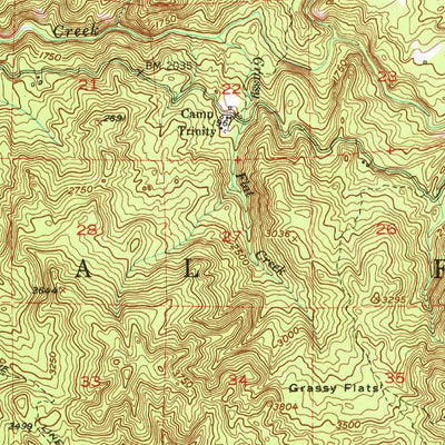 United States Geological Survey Hyampom, CA (1951, 62500-Scale) digital map