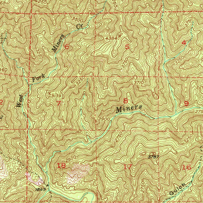 United States Geological Survey Hyampom, CA (1951, 62500-Scale) digital map