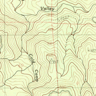 United States Geological Survey Hyampom, CA (1982, 24000-Scale) digital map