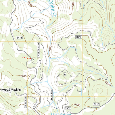 United States Geological Survey Hyampom, CA (2022, 24000-Scale) digital map