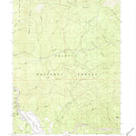 United States Geological Survey Hyampom Mountain, CA (1982, 24000-Scale) digital map