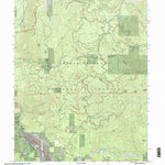 United States Geological Survey Hyampom Mountain, CA (1998, 24000-Scale) digital map