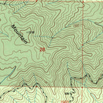 United States Geological Survey Hyampom Mountain, CA (1998, 24000-Scale) digital map