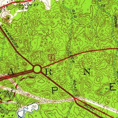 United States Geological Survey Hyannis, MA (1950, 24000-Scale) digital map