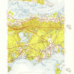 United States Geological Survey Hyannis, MA (1950, 31680-Scale) digital map