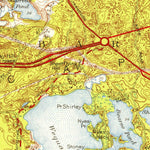 United States Geological Survey Hyannis, MA (1950, 31680-Scale) digital map