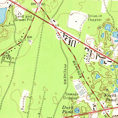 United States Geological Survey Hyannis, MA (1961, 24000-Scale) digital map