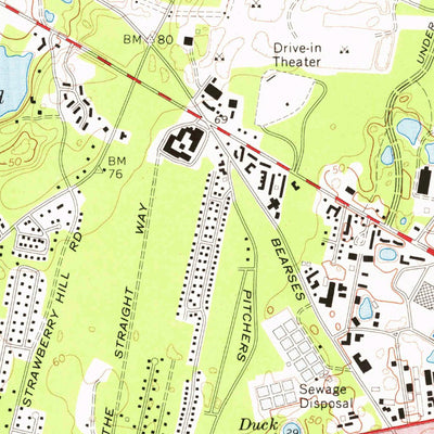 United States Geological Survey Hyannis, MA (1974, 24000-Scale) digital map