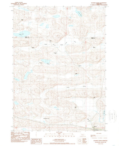 United States Geological Survey Hyannis North, NE (1989, 24000-Scale) digital map