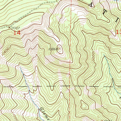 United States Geological Survey Hyannis Peak, CO (1956, 24000-Scale) digital map