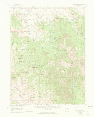 United States Geological Survey Hyannis Peak, CO (1956, 62500-Scale) digital map