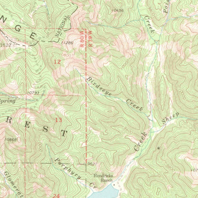 United States Geological Survey Hyannis Peak, CO (1956, 62500-Scale) digital map