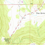 United States Geological Survey Hyatt Gap, AL (1958, 24000-Scale) digital map