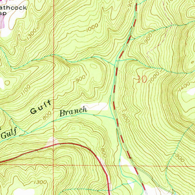 United States Geological Survey Hyatt Gap, AL (1958, 24000-Scale) digital map