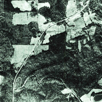 United States Geological Survey Hyatt Gap, AL (1975, 24000-Scale) digital map