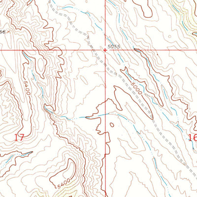 United States Geological Survey Hyatt Ranch, WY (1960, 24000-Scale) digital map