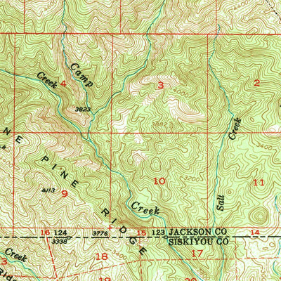 United States Geological Survey Hyatt Reservoir, OR-CA (1955, 62500-Scale) digital map