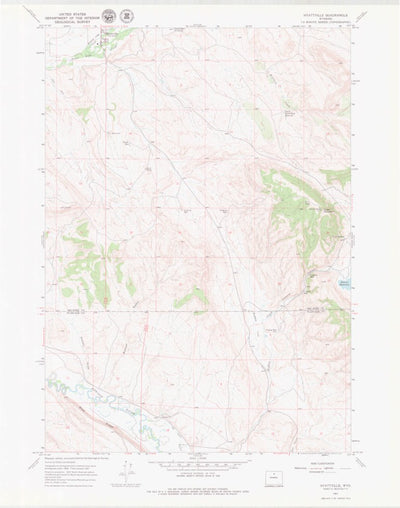 United States Geological Survey Hyattville, WY (1967, 24000-Scale) digital map