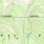United States Geological Survey Hyde Creek, MT (1995, 24000-Scale) digital map