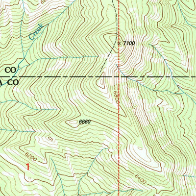 United States Geological Survey Hyde Creek, MT (1995, 24000-Scale) digital map