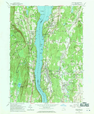 United States Geological Survey Hyde Park, NY (1963, 24000-Scale) digital map