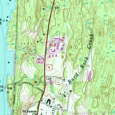 United States Geological Survey Hyde Park, NY (1980, 24000-Scale) digital map