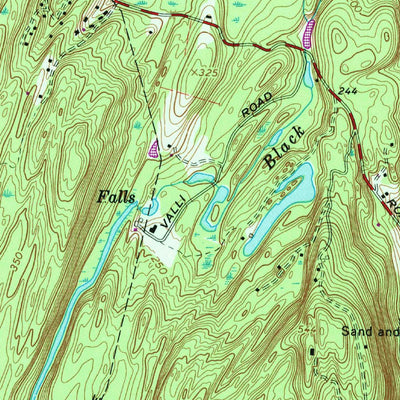 United States Geological Survey Hyde Park, NY (1980, 24000-Scale) digital map