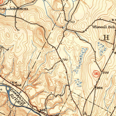 United States Geological Survey Hyde Park, VT (1930, 62500-Scale) digital map