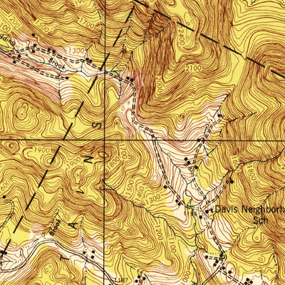 United States Geological Survey Hyde Park, VT (1943, 62500-Scale) digital map