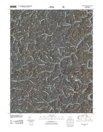 United States Geological Survey Hyden West, KY (2011, 24000-Scale) digital map