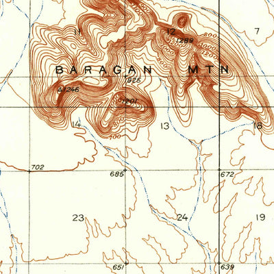 United States Geological Survey Hyder, AZ (1930, 62500-Scale) digital map