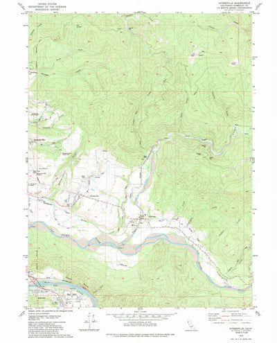 United States Geological Survey Hydesville, CA (1979, 24000-Scale) digital map